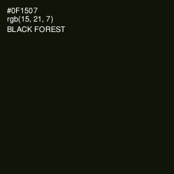 #0F1507 - Black Forest Color Image
